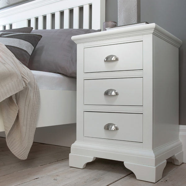Grenada White 2+2 Chest of Drawers