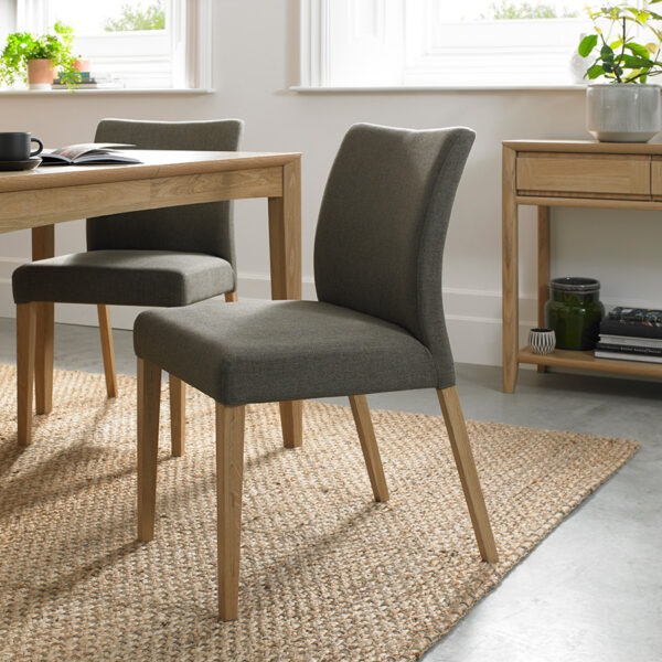 Landlas Oak Pair of Dining Chairs
