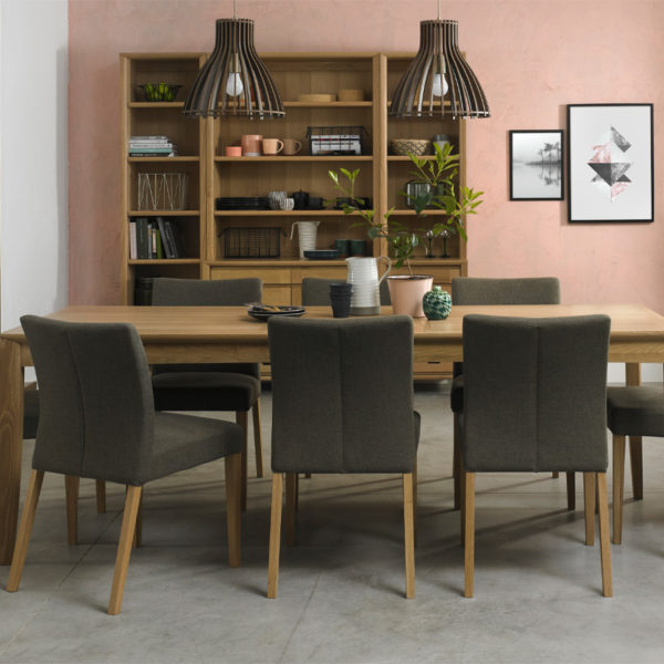 Landlas Oak Pair of Dining Chairs