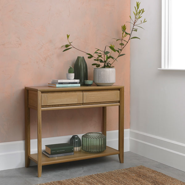 Landlas Oak Console Table