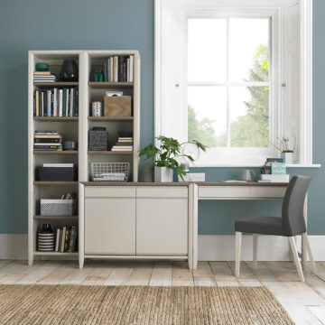 Landlas Grey 1 Drawer Corner Desk