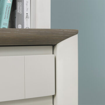 Landlas Grey 1 Drawer Corner Desk