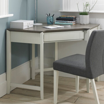 Landlas Grey Corner Desk