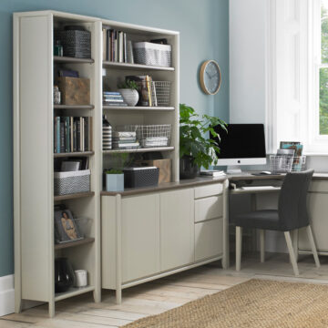 Landlas Grey 1 Drawer Corner Desk