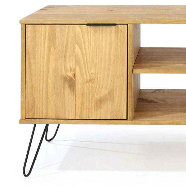 Avila Pine 2 Door TV Unit | Antique Waxed Pine | Self Assembly