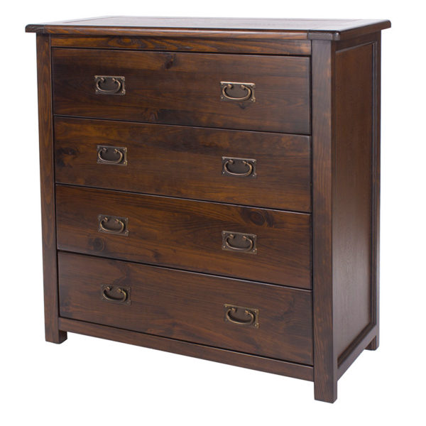 Norwood Dark 4 Drawer Chest | Self Assembly