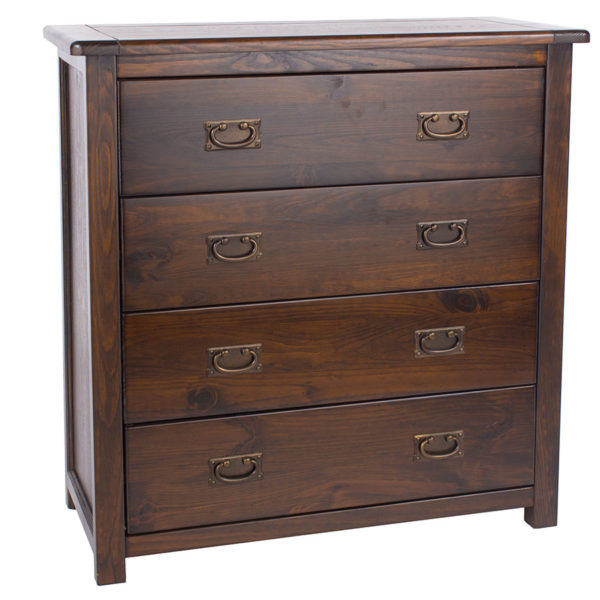 Norwood Dark 4 Drawer Chest | Self Assembly