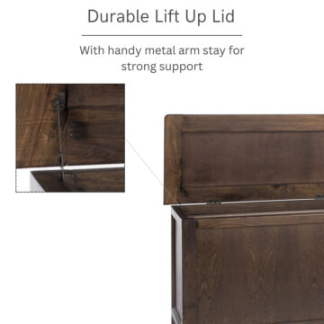 Norwood Dark Blanket Box
