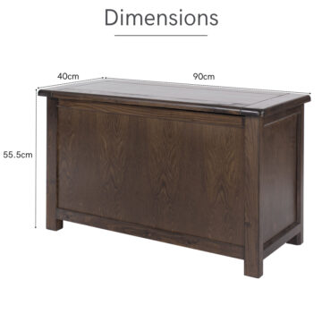 Norwood Dark Blanket Box