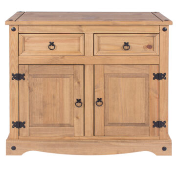 Azusa Small 2 Door 2 Drawer Sideboard | Antique Waxed Pine