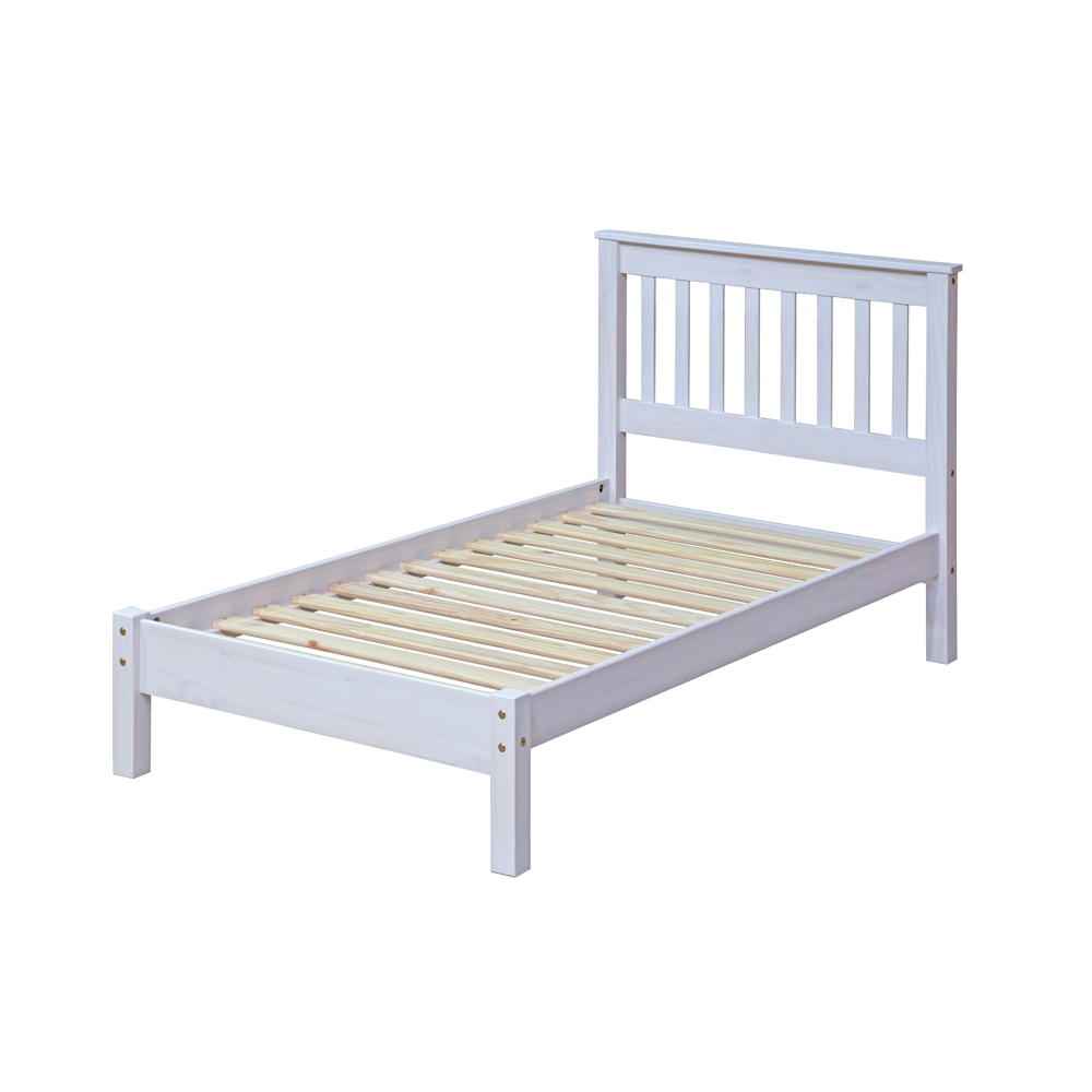 Azusa White 3' Single Bed