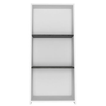 Irving White Low Bookcase