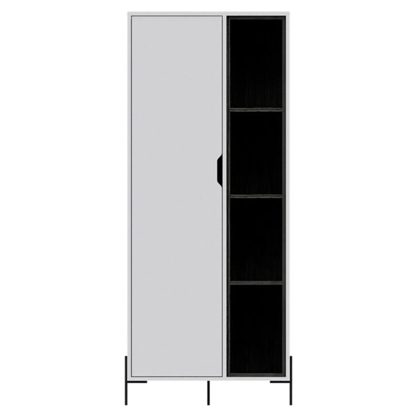 Irving White Bookcase | White | Self Assembly
