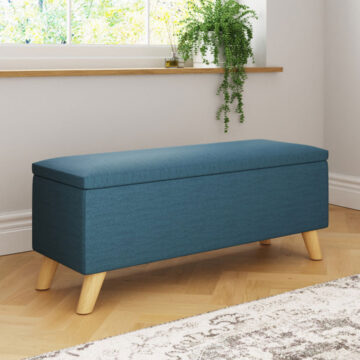 Secreto Teal Ottoman