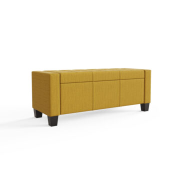 Verona Yellow Ottoman Bench