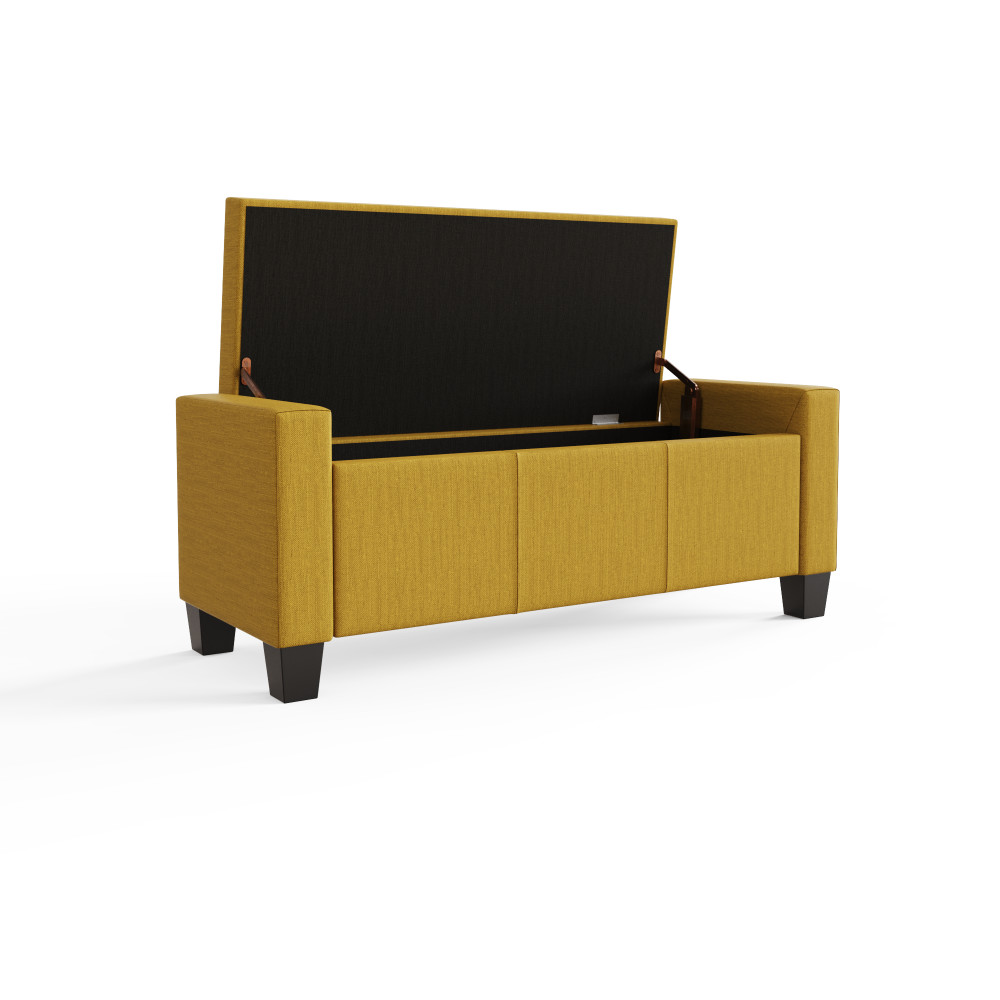 Verona Yellow Ottoman Bench