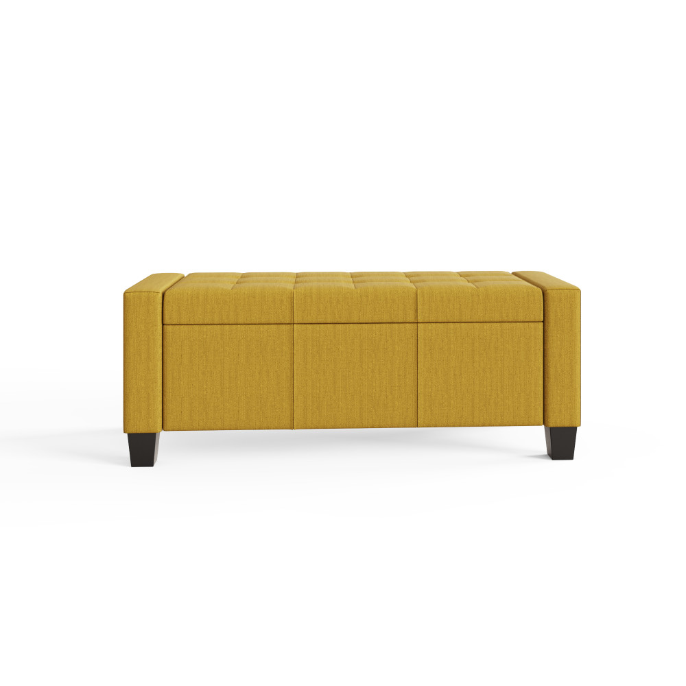 Verona Yellow Ottoman Bench