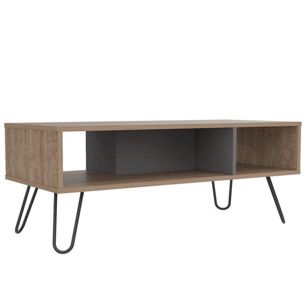 Winchester Grey Coffee Table | Bleached Oak | Self Assembly