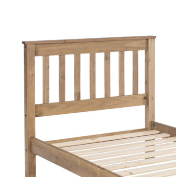 Azusa Pine Slatted 3′ Single Bed