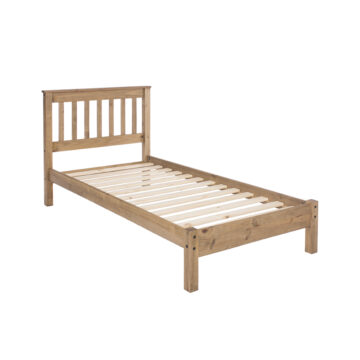 Azusa Pine Slatted 3′ Single Bed
