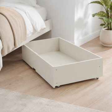 White Stanton Grey Underbed Drawer