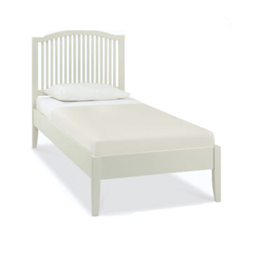 White Stanton Grey 3′ Single Bed