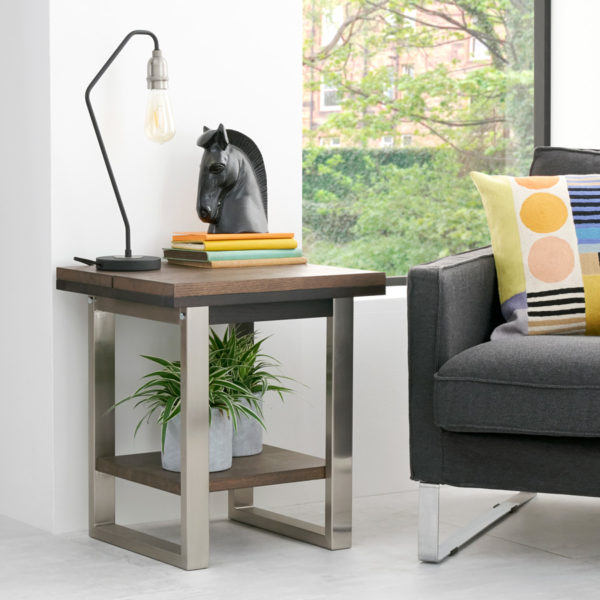 Wimborne Dark Oak Lamp Table