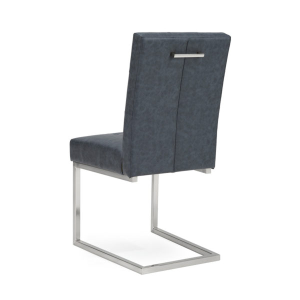 Wimborne Dark Oak Pair of Cantilever Dining Chairs