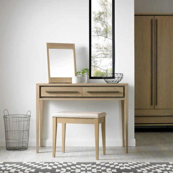 Bellaria Aged Oak Vanity Mirror
