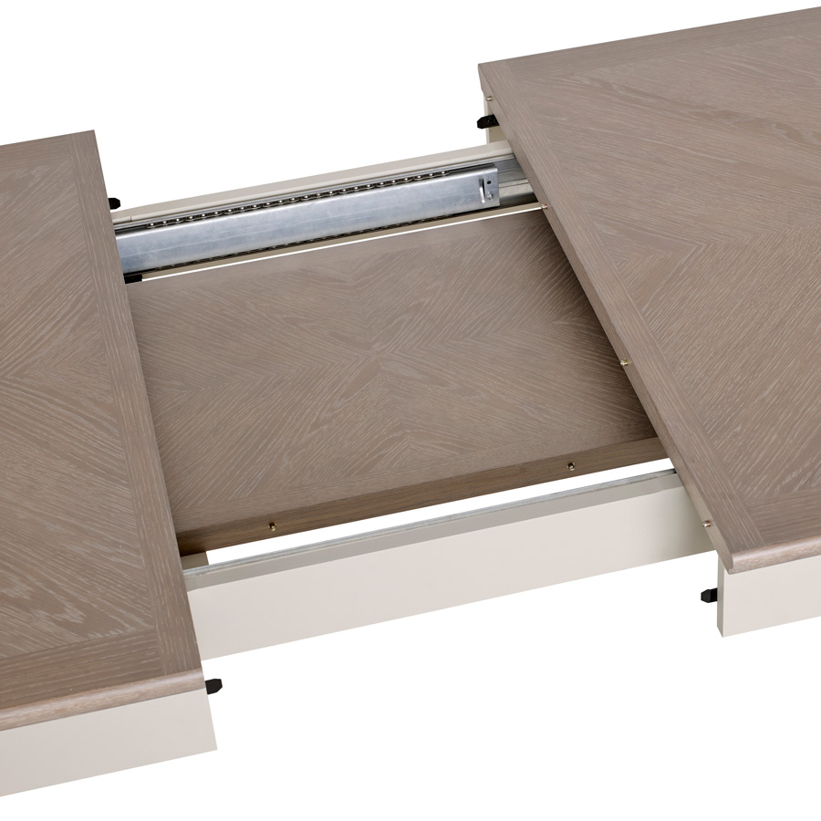 Zurich Grey Extending Dining Table 6 8 People 180 225cm Oak World