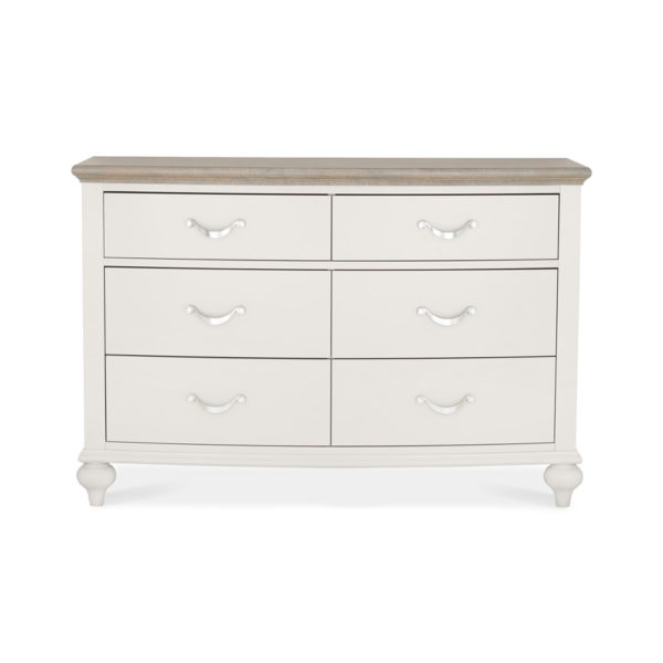 Zurich Grey 6 Drawer Wide Chest