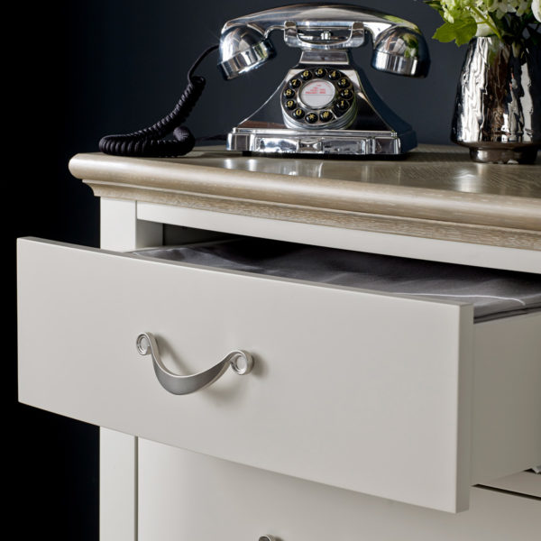 Zurich Grey 6 Drawer Wide Chest