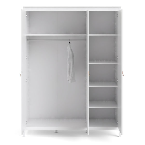Seville Wardrobe with 3 Doors | White