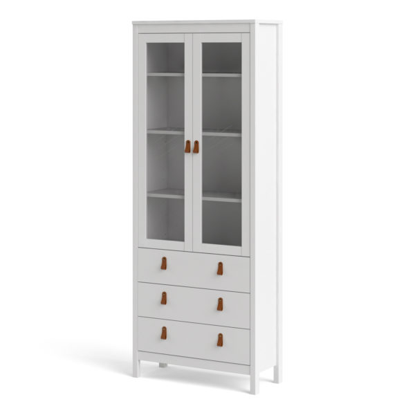Seville Display Cabinet | White | Self Assembly