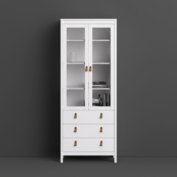 Seville Display Cabinet | White | Self Assembly