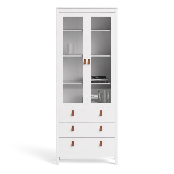 Seville Display Cabinet | White | Self Assembly