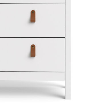 Seville White 2 Door 3 Drawer Display Cabinet
