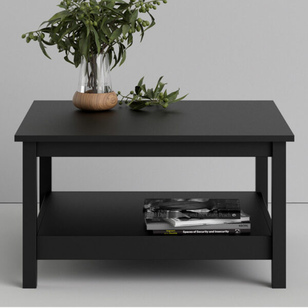 Ronda Coffee Table | Matte Black | Self Assembly