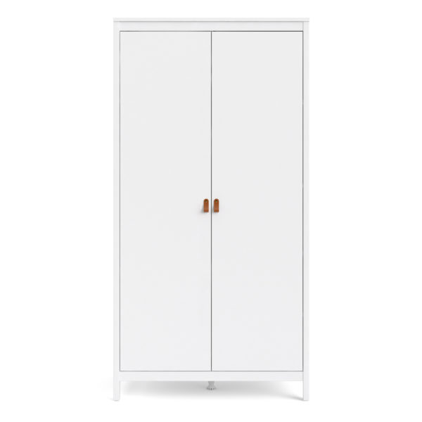 Seville Wardrobe with 2 Doors | White