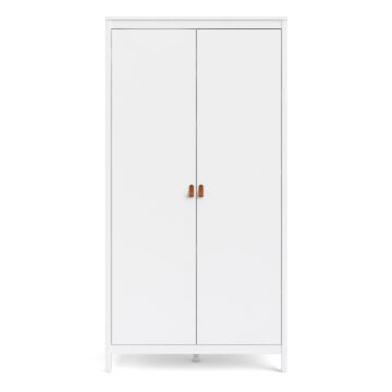 Seville White 2 Door Wardrobe