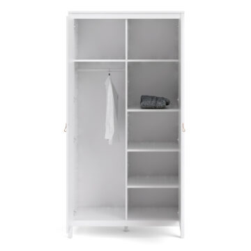 Seville White 2 Door Wardrobe