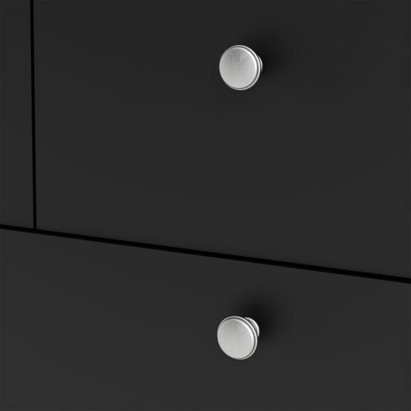Ronda Chest 3+2 Drawers | Matte Black | Self Assembly