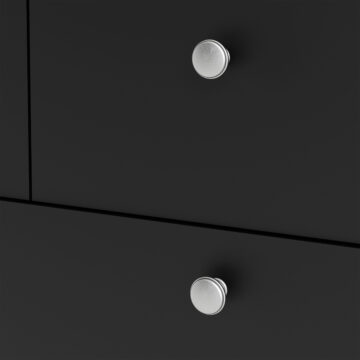 Ronda Matt Black 3 Over 2 Chest of Drawers