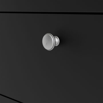 Ronda Chest 3 Drawers | Matte Black