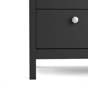 Ronda Chest 3 Drawers | Matte Black