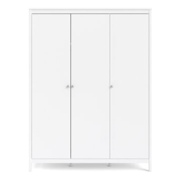 Ronda White 3 Door Wardrobe