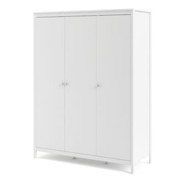 Ronda White 3 Door Wardrobe