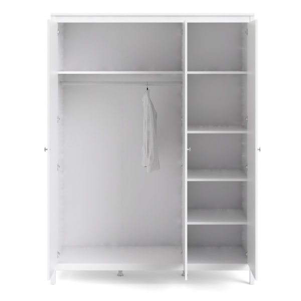 Ronda Wardrobe with 3 Doors | White