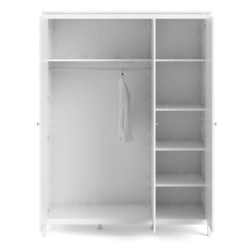 Ronda White 3 Door Wardrobe