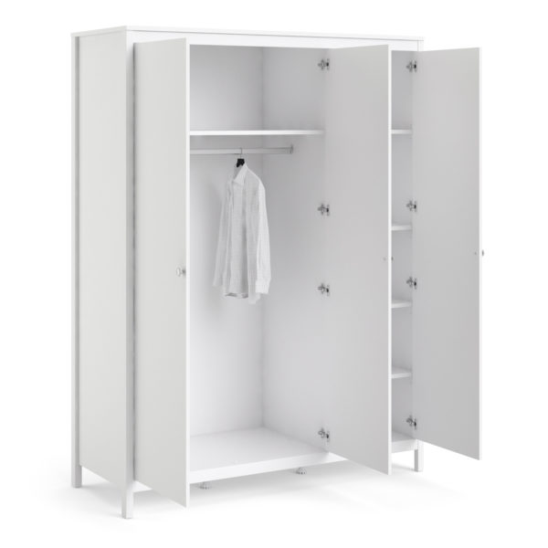 Ronda Wardrobe with 3 Doors | White